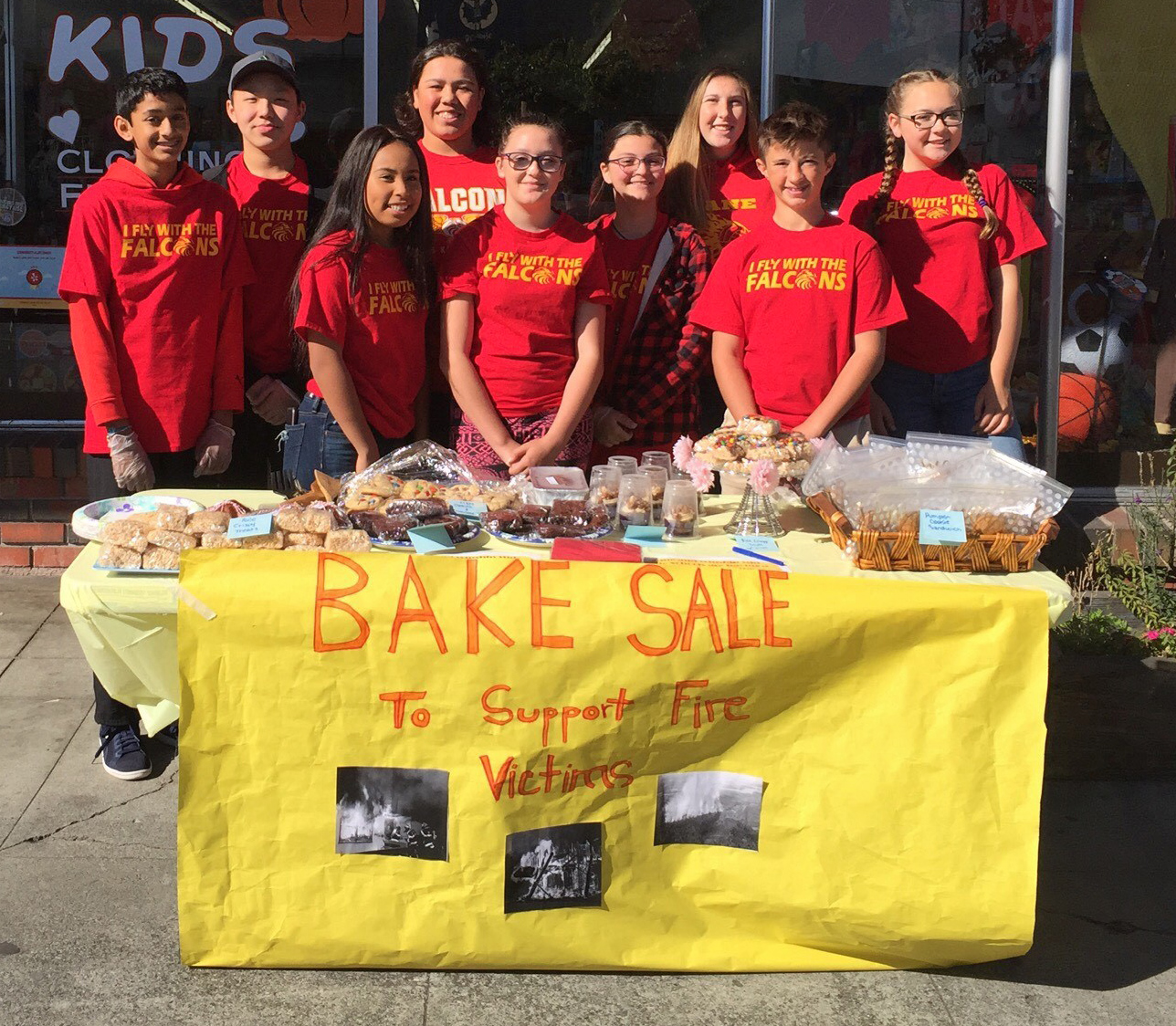 Zane students raised money for fire victims