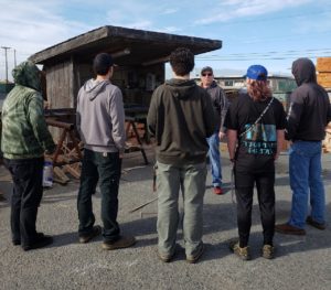 Students from Eureka High School received a tour of the Schmidbauer Lumber Supply facility.