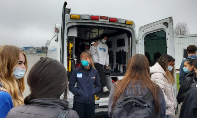 City Ambulance Visits Fortuna High Students