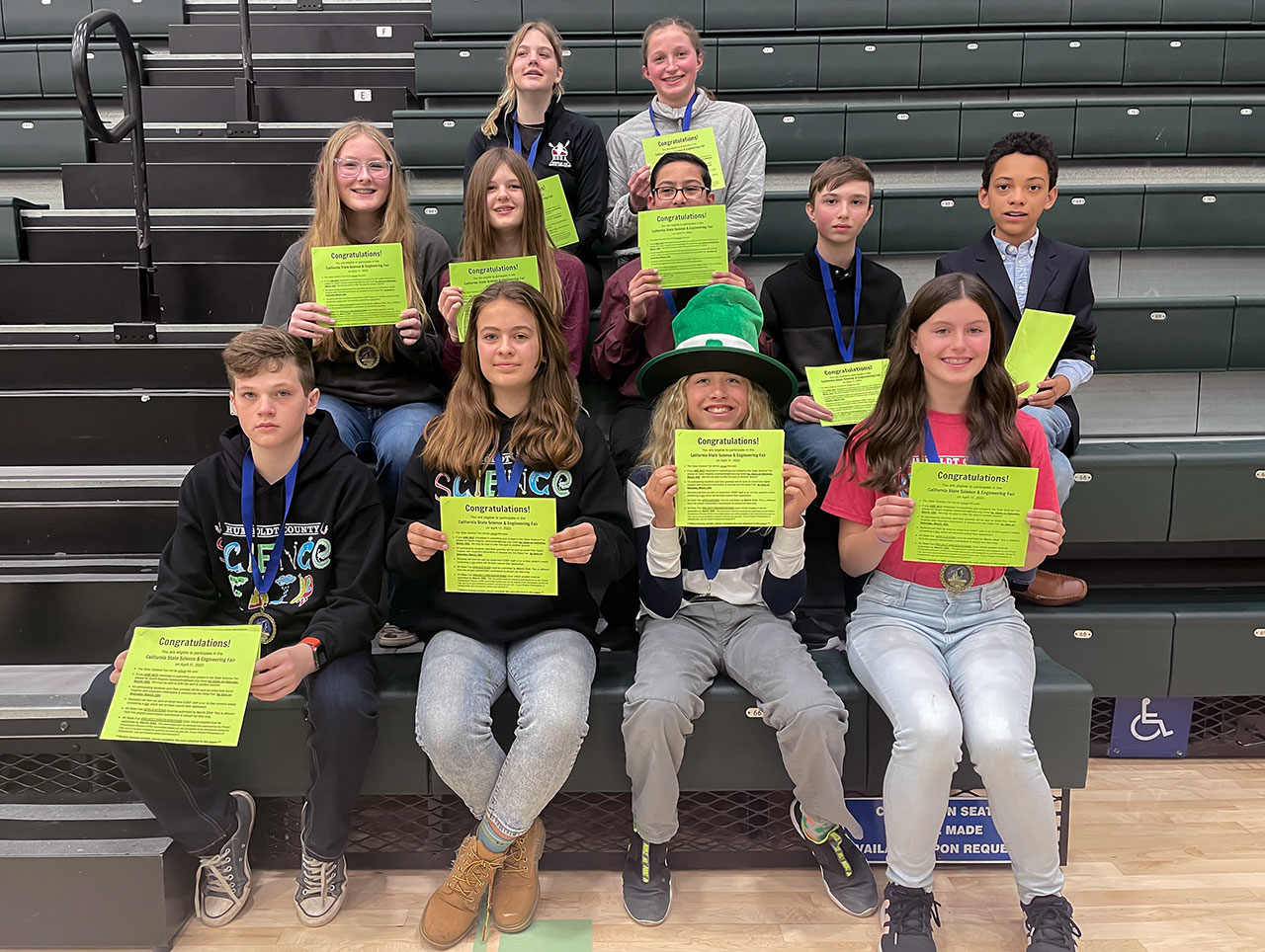 These students have earned a chance to compete at the state Science Fair.