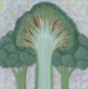Artwork by Thao Le Khac featuring broccoli