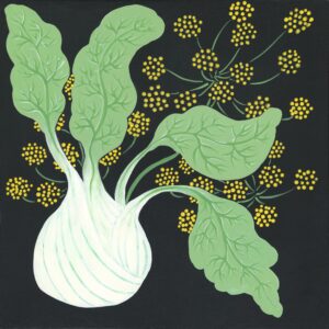 Artwork by Thao Le Khac featuring fennel
