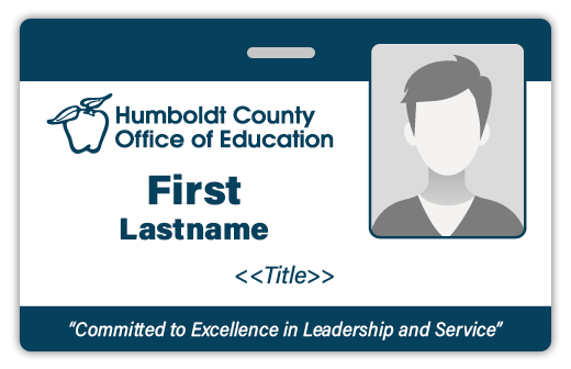 Sample of an HCOE Name Badge