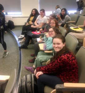 Alder Grove students in Professor Gaffney’s Psychology classroom.