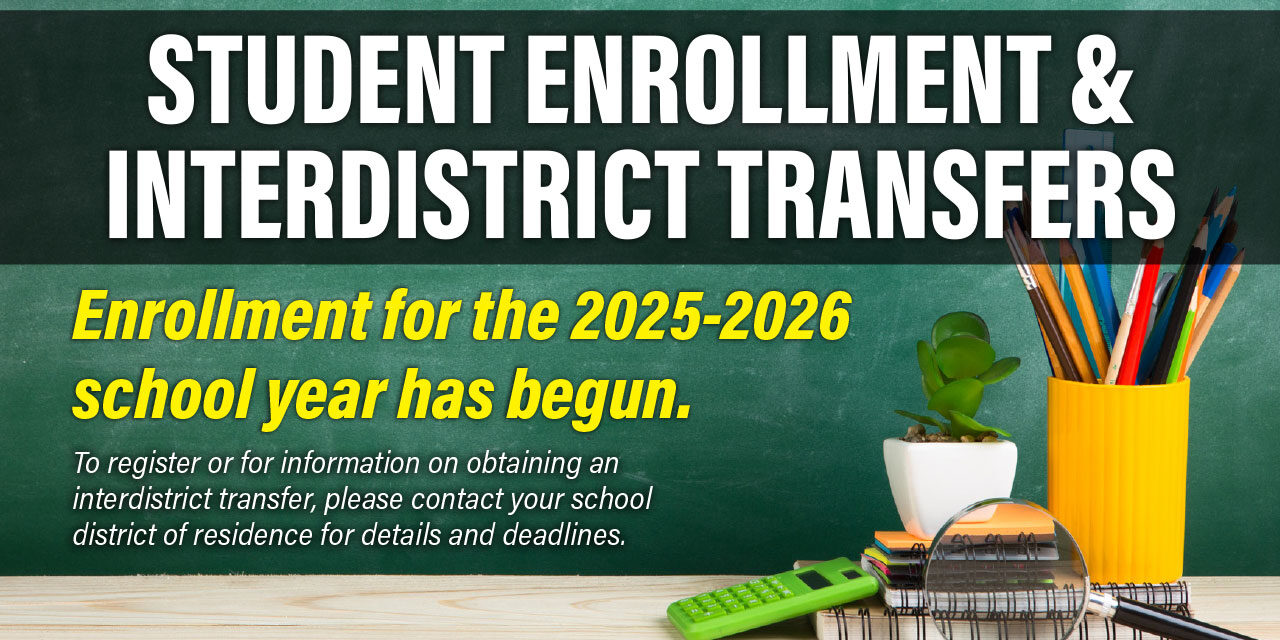 Local Schools’ 2025-2026 Enrollment Has Begun