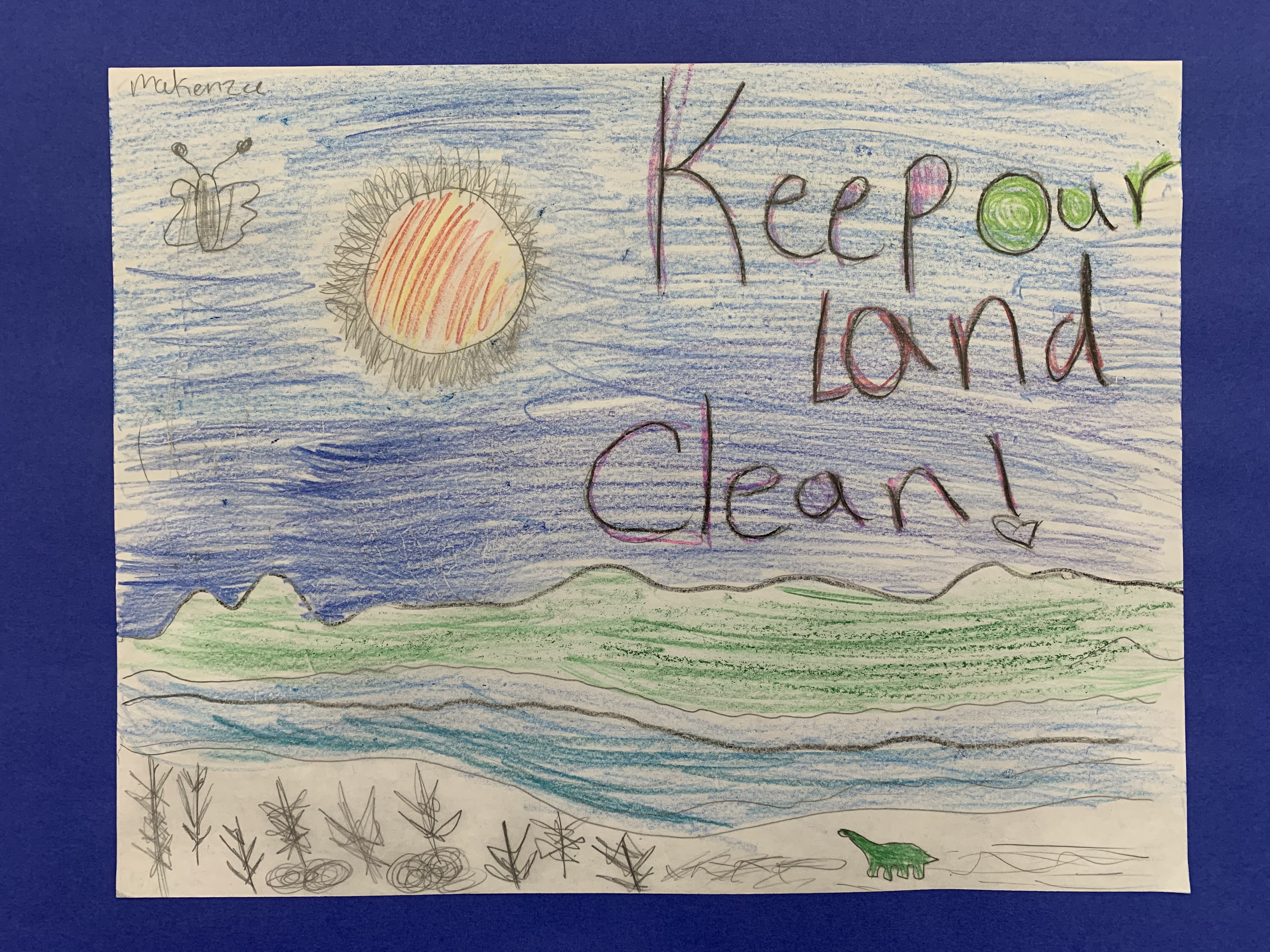 Keep Our Land Clean - by Kenzee Sanders