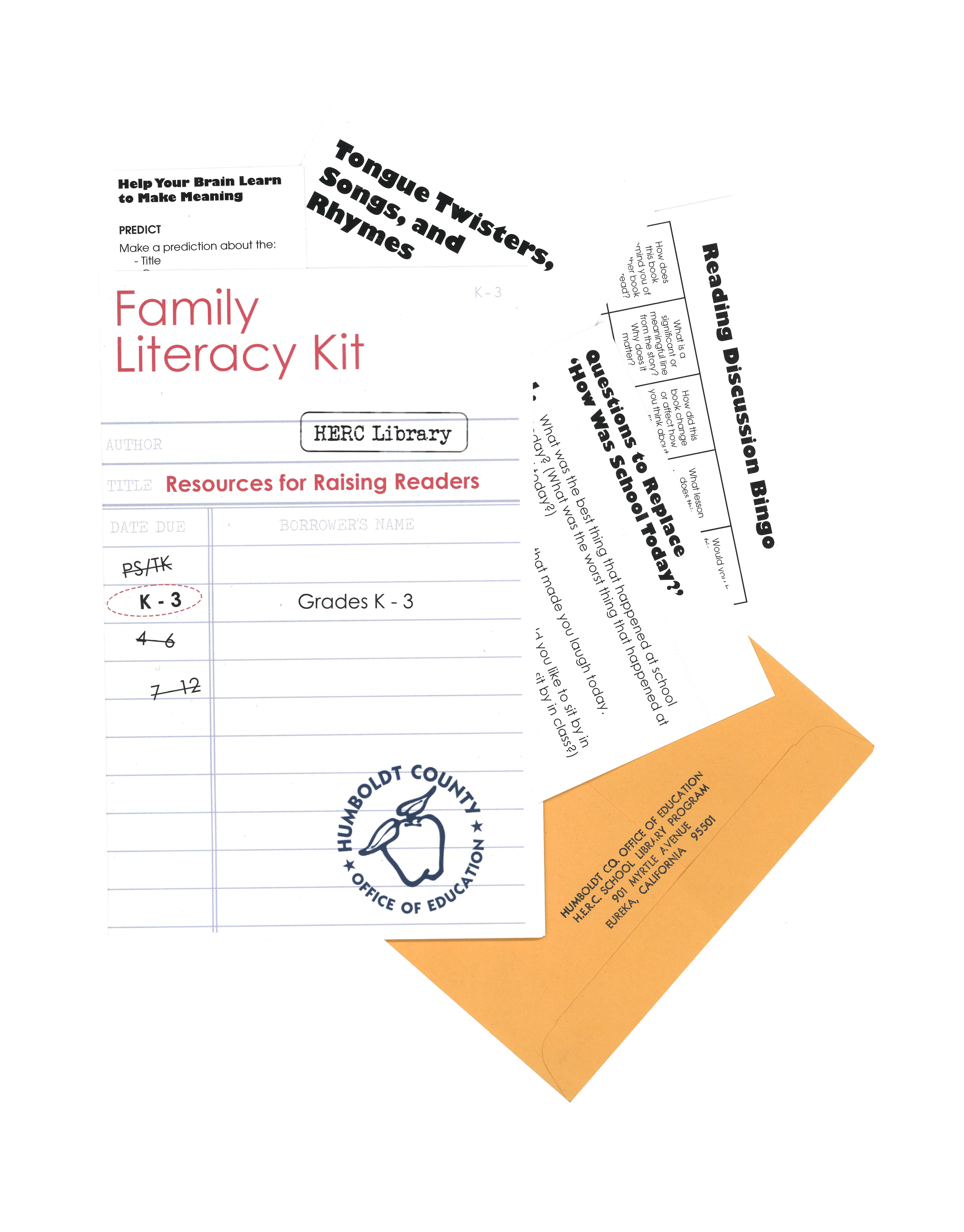 A sample of what our literacy kids include