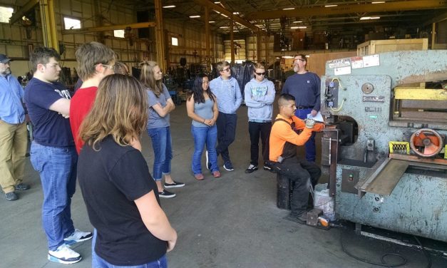 Students Learn About Metal Fabrication at O&M Industries