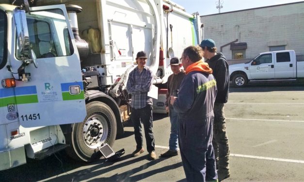 EHS Auto Shop Students Learn About Heavy Truck Repair With Recology