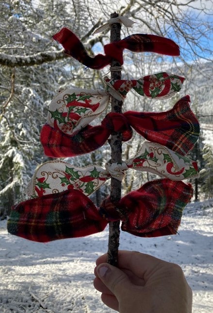 Ribbon Stick Tree Ornament