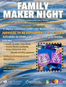 Maker Night Flyer Thumbnail - Spanish