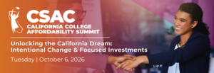 California College Affordability Summit - Tuesday, October 6, 2026