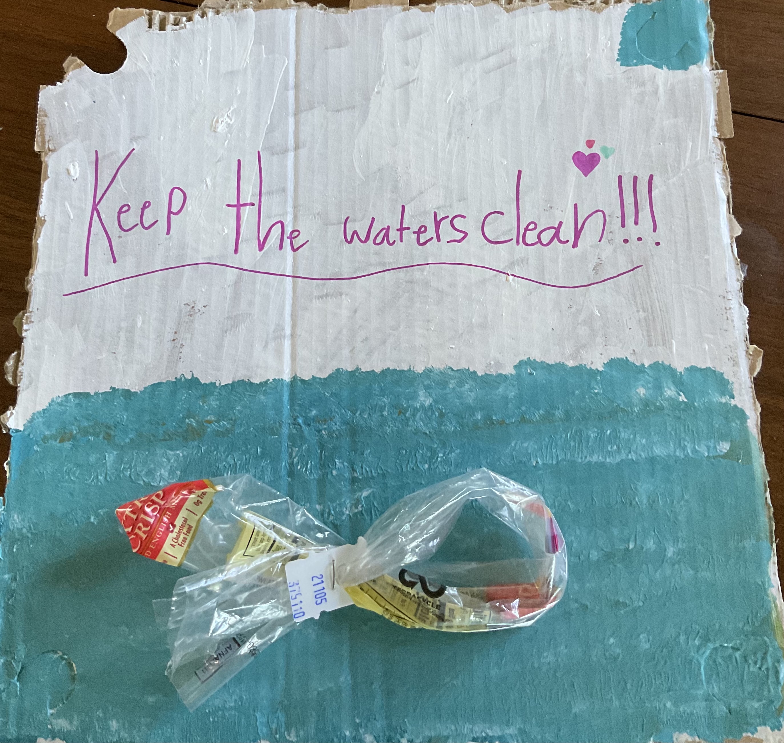 Keep the Waters Clean - by Valen Midence