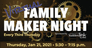 Family Maker Night Facebook graphic