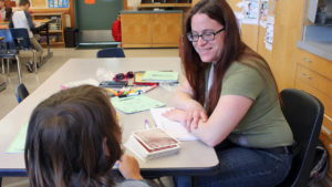 Tutor Working with Student