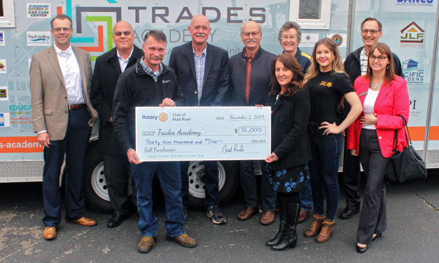 Mad River Rotary Supports HCOE Trades Academy