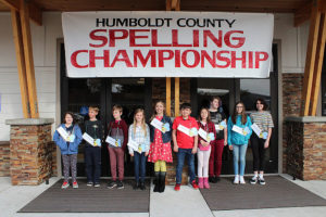 Event photo from 2019 Humboldt County Spelling Bee