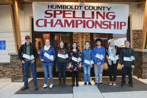 Event photo from 2019 Humboldt County Spelling Bee