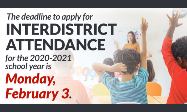 Interdistrict Application Deadline is Monday, Feb. 3