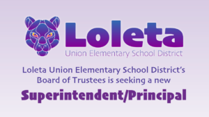 Loleta is hiring a new superintendent/principal!