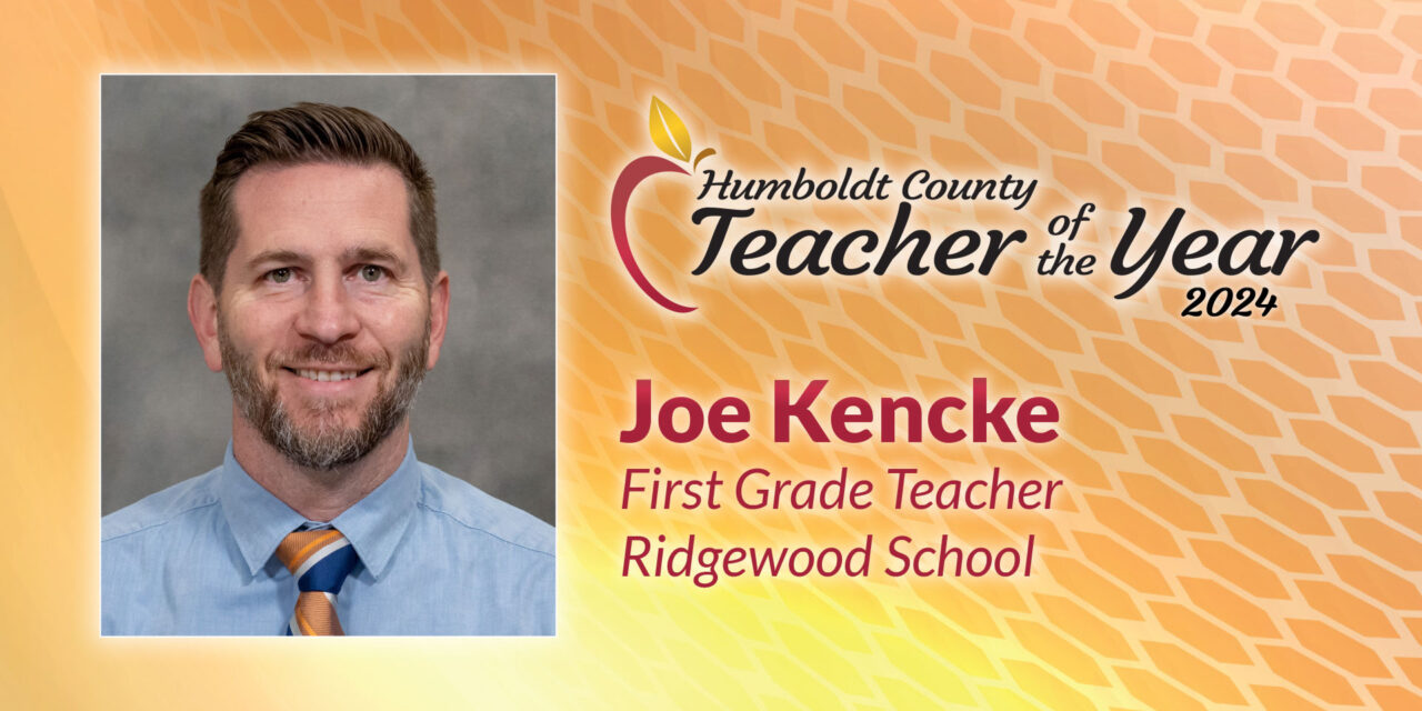 Kencke Named Humboldt County Teacher of the Year