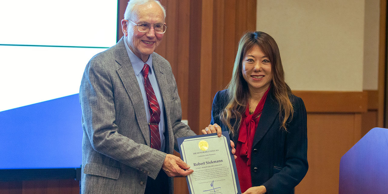 Board of Education Honors Trustee Robert Siekmann for 50 Years of Service