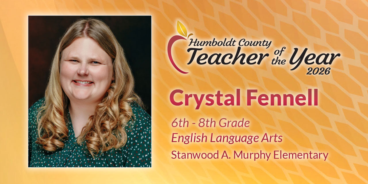 Scotia’s Fennell Named Humboldt County Teacher of the Year