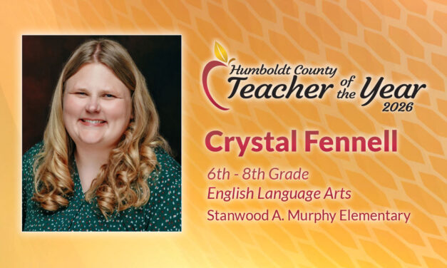 Scotia’s Fennell Named Humboldt County Teacher of the Year