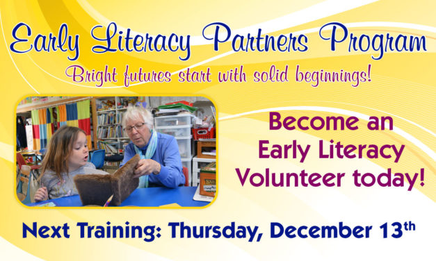Early Literacy Volunteer Training December 13