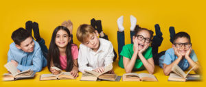 Group of Children Reading
