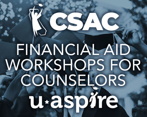 Financial Aid Workshops for Counselors